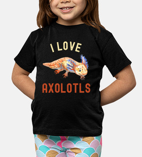 I Love Axolotls Cute Funny Axolotl