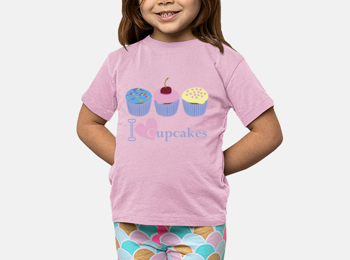 Camisetas niños i love cupcakes | laTostadora
