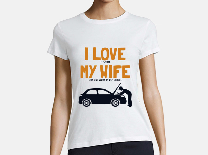 Tee shirt i love ma femme m canicien tostadora