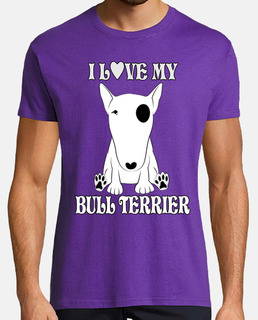 I LOVE MI BULL TERRIER PARCHE