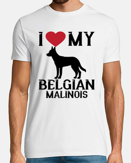 i love mon chien malinois belge