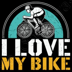 i love my bike t shirt