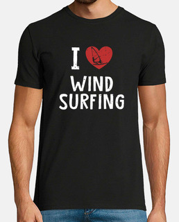 I love Windsurfing Surfer Water Sports Wave Rider Windsurfer
