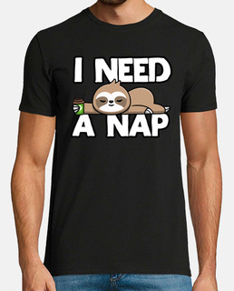 i need a nap funny sloth gift for sleeping