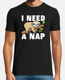i need a nap funny sloth gift for sleeping lovers t-shirt