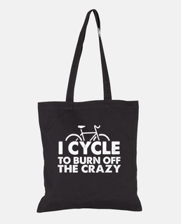 I ride a bike and burn the madness
