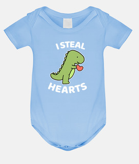 i steal hearts t-rex valentines day