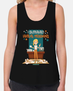 I survived virtual teachingl - chica tirantes