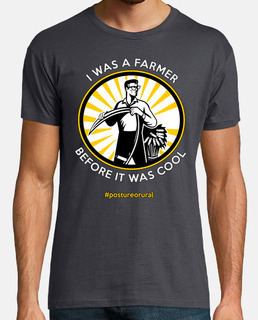 I was a farmer before it was cool - camiseta chico