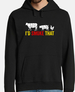 ID Smoke That   Funny BBQ Smoker