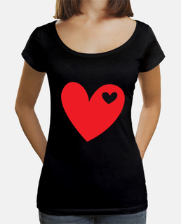 idée cadeau double coeur rouge