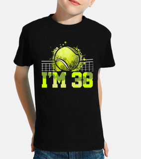 im 38 giocatore di tennis sportivo con 