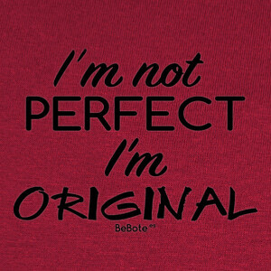 T-shirt not sono perfetto sono originale @shopb