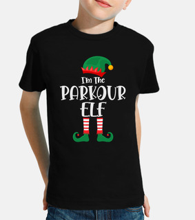 Im The Parkour Elf Matching Christmas