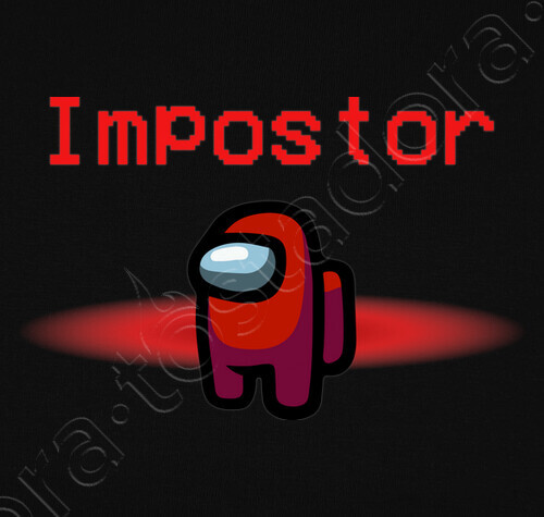 Sudadera Impostor Rojo Among Us Latostadora