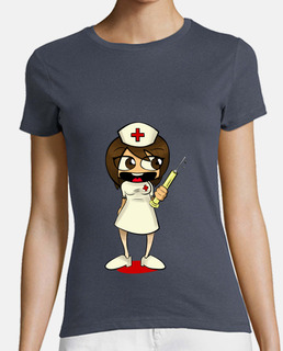 studente di infermieristica collage formazione infermieristica mantieni la calma Sono quasi un'infermiera maglietta divertente studio Abbigliamento Abbigliamento genere neutro per adulti Top e magliette T-shirt 