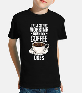 inizierò a lavorare con caffeina