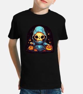inquietante arte ghoul di halloween