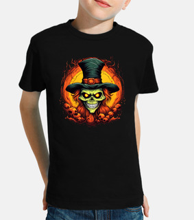 inquietante arte ghoul di halloween
