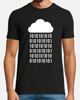 internet cloud binary code