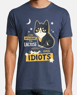 Intolerante a la Lactosa Gato Camiseta