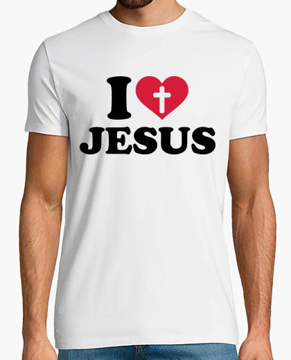 T Shirt Io Amo Gesu Tostadora It