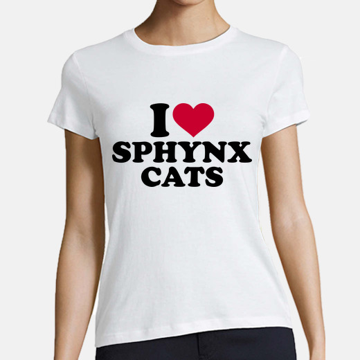 T Shirt Io Amo I Gatti Di Sphynx Tostadora It