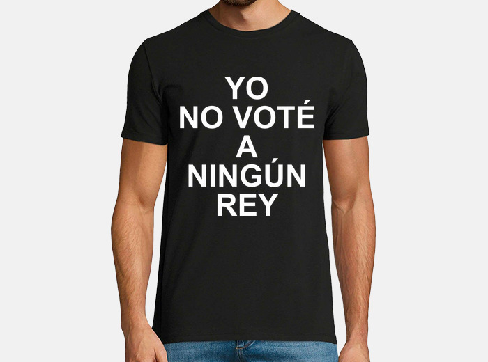 T Shirt Io Non Voto Nessun Re Tostadora It
