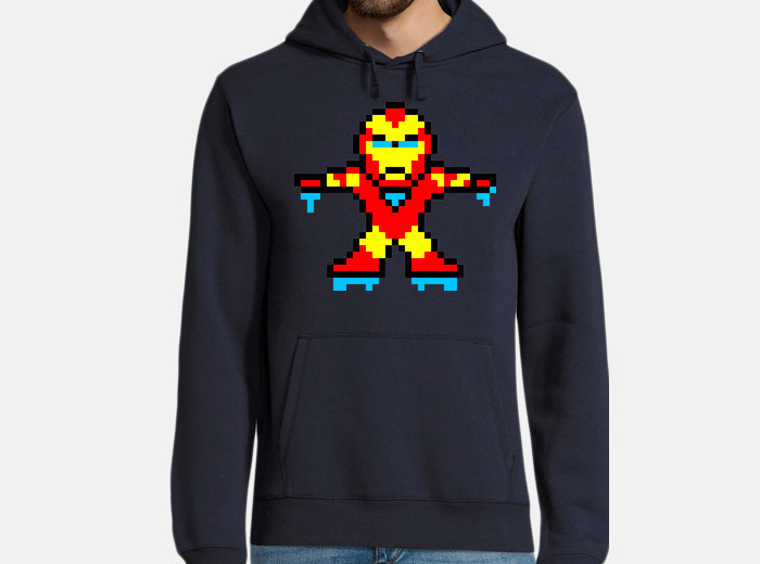 Sudadera iron man 8 bits laTostadora