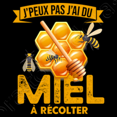 Sac je peux pas j ai du miel - abeille