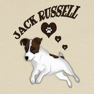 Camisetas jack russell corazones