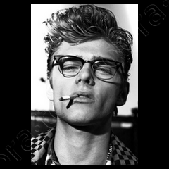 Camiseta james dean con gafas laTostadora