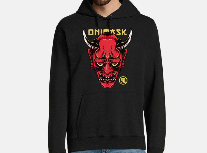 Japanese oni tattoo art style hoodie tostadora