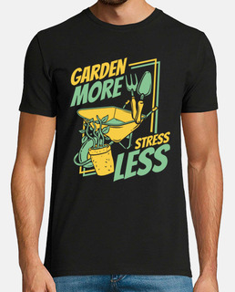 jardín más estrés menos jardinero
