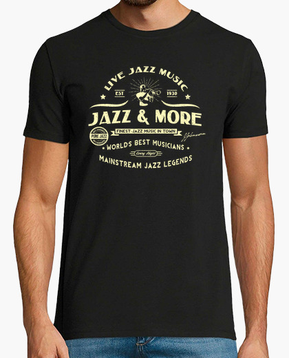 Jazz  more jazz club retro style t-shirt