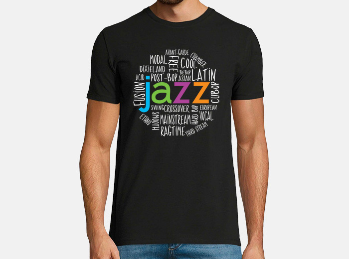 Jazz Music T Shirt in cool design with Saxophone' Unisex Premium T