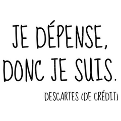 Tee Shirt Je Depense Donc Je Suis Citation Tostadora