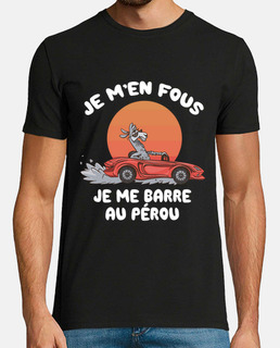 je me barre au Pérou - humour lama cade