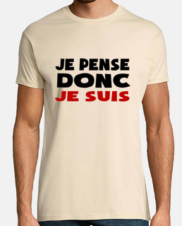 Peanuts je suis charlie brown texte noir tee-shirt Homme