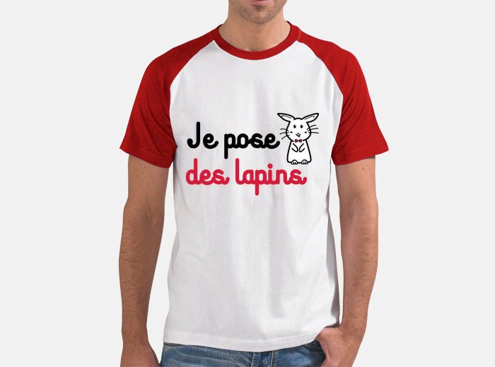 Tee Shirt Je Pose Des Lapins Humour Citations Tostadora Fr