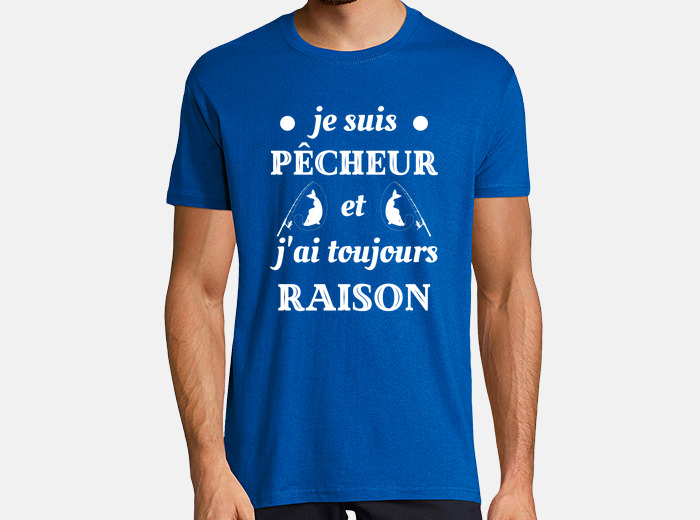 idee cadeau homme, peche, pecheur, humour pecher' T-shirt Homme