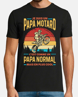 Je Suis un Papa Motard Motocross