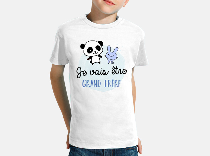 Tee shirt enfant je vais etre grand frere tostadora