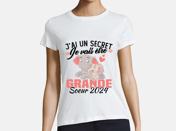 Tee shirt je vais tre grande soeur 2024 tostadora