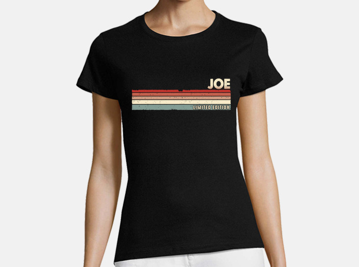 Joe funny retro vintage name surname t-shirt | tostadora