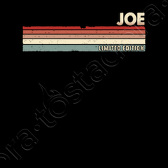 Joe funny retro vintage name surname t-shirt | tostadora