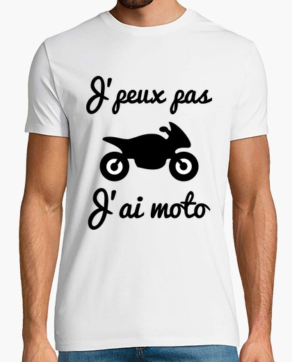 JPeux Pas Jai Moto Tshirt Maillot Motard T-Shirt