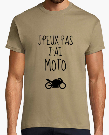 JPeux Pas Jai Moto Tshirt Maillot Motard T-Shirt