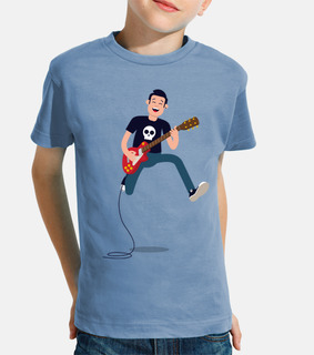 jumping guitarist