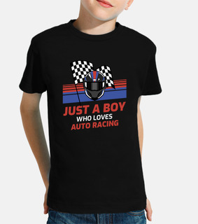 Just A Boy Who Loves Auto Racing